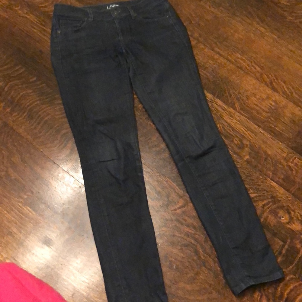 Dark denim jeans